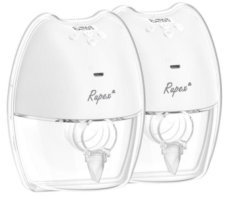 Молокоотсос под бюстгальтер для двух грудей Rupex RBX8038-2
